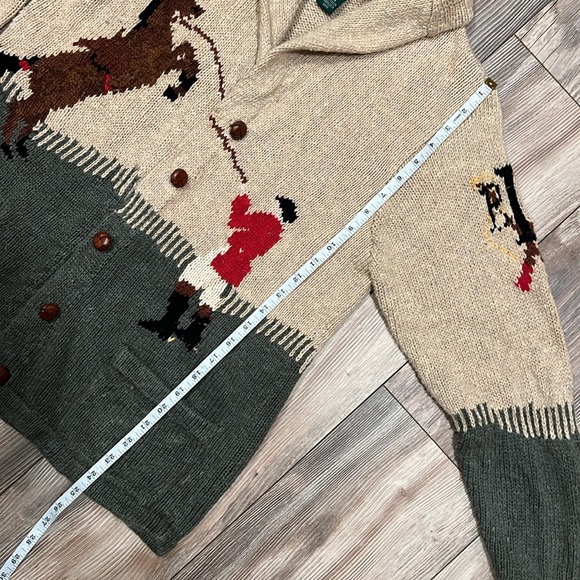 Vintage hand knit Ralph Lauren equestrian cardigan - Picture 7 of 7